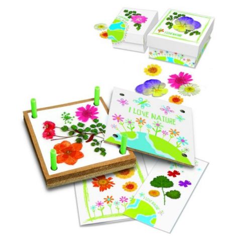 Kit creativ - Presa pentru flori si frunze, Green Creativity - poza 2