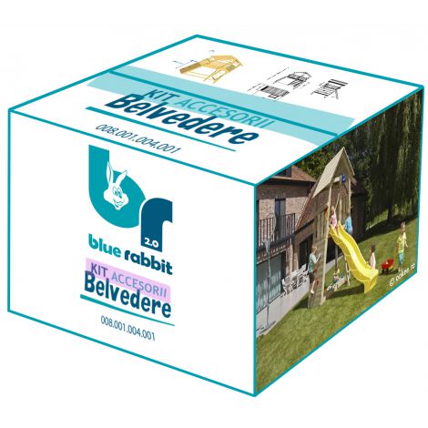 Kit cu accesorii si suruburi pentru spatiu de joaca Belvedere - BlueRabbit 2.0 - poza 1