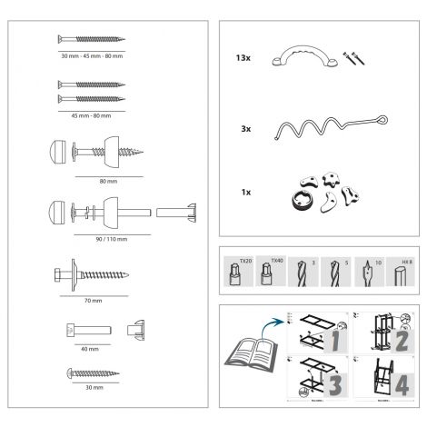 Kit cu accesorii si suruburi pentru spatiu de joaca Penthouse - BlueRabbit 2.0 - poza 3