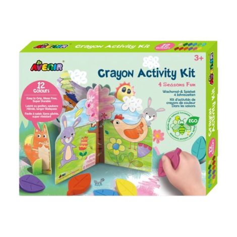Kit de activitati cu creioane colorate - Distractie in 4 anotimpuri - poza 1
