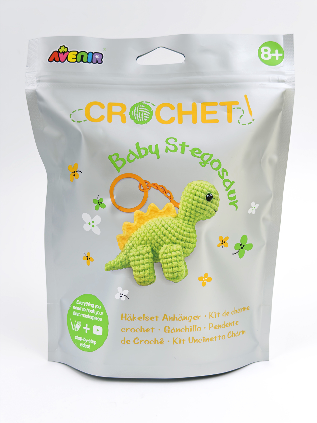 Kit de crosetat pentru copii - Baby Stegosaur