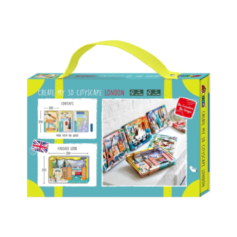 Kit DIY - Creaza Peisaj Urban 3D din lemn - Londra - poza 2