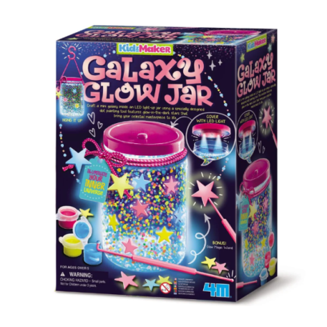 Kit DIY , Creeaza un borcan sclipitor Galaxy KidzMaker - poza 1