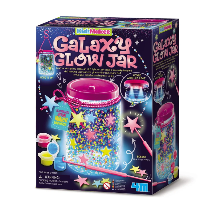 Kit DIY - Creeaza un borcan sclipitor Galaxy KidzMaker