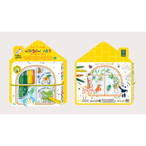 Kit DIY decorare fereasta - Animale din Jungla - poza 3