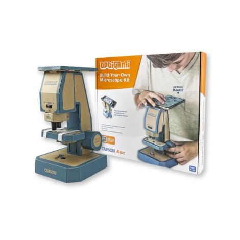 Kit DIY - Realizeaza un microscop, marire 50-400x, OptiGami - poza 1