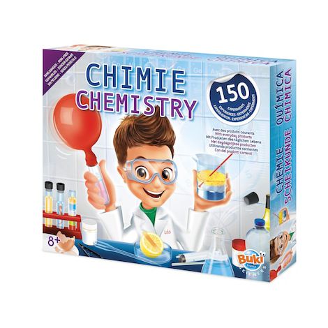 Kit educativ Laboratorul de Chimie 150 experimente Buki - poza 1