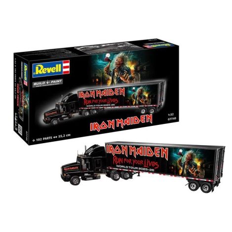 Kit macheta camion Revell RV07740 aniversare 50 ani Iron Maiden, piese cromate si autocolante - poza 2