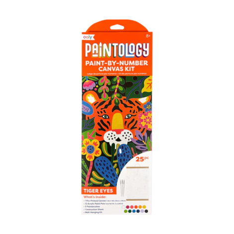 Kit panza canvas - Picteaza pe numere - Tiger Eyes - poza 1