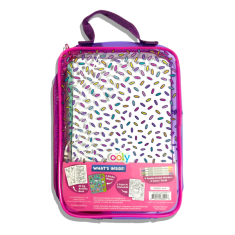 Kit portabil de activitati si colorat - Unicorni - Let s Go! Unicorn Candy Town - poza 3