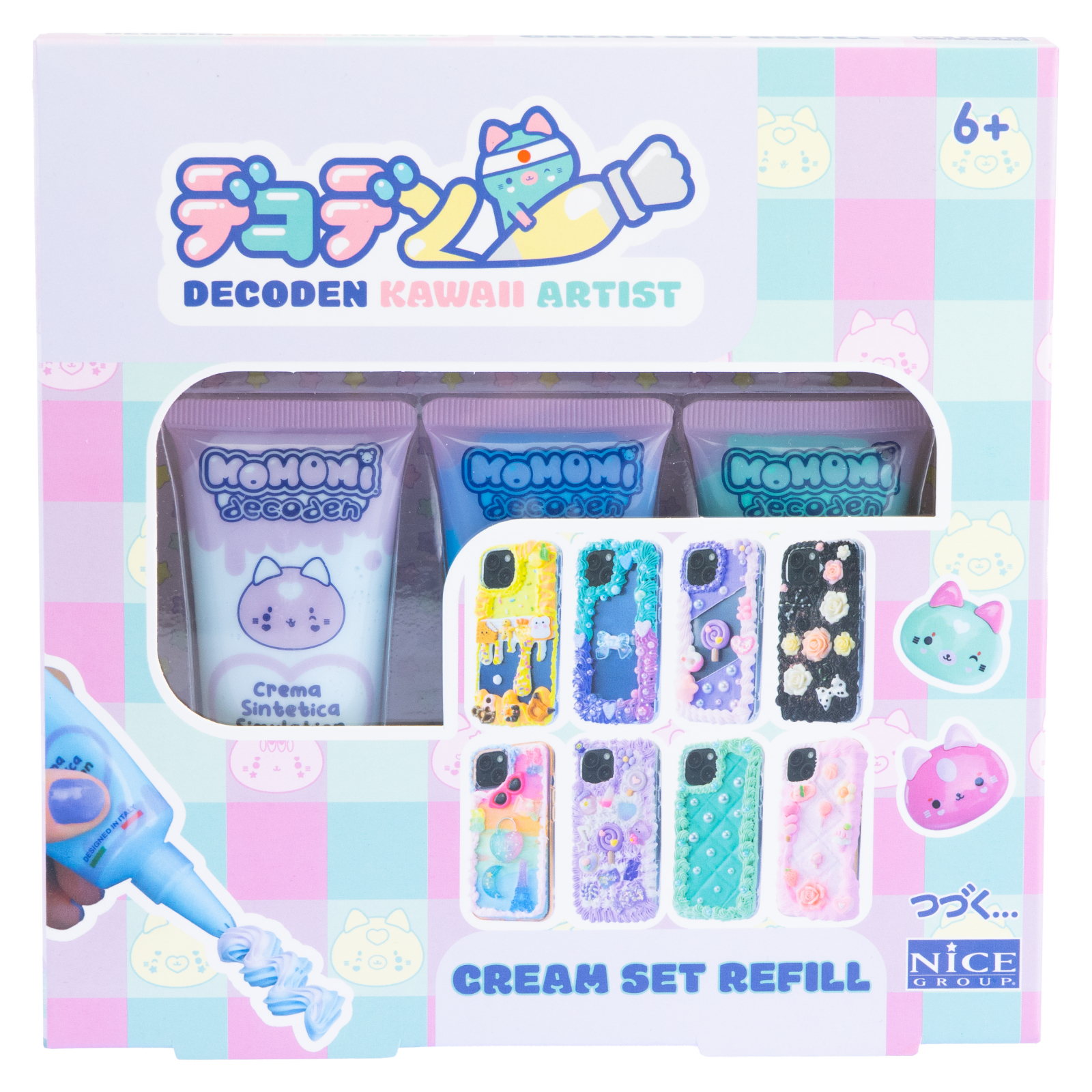 Kit Rezerve Pasta Decoden - 3 tuburi colorate pentru decor kawaii DIY
