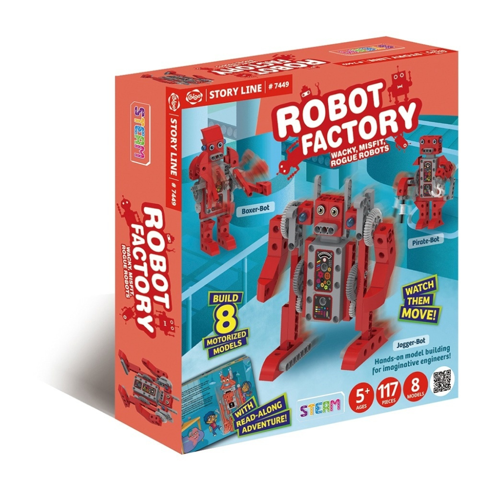 Kit STEM Fabrica de roboti, Gigo Toys