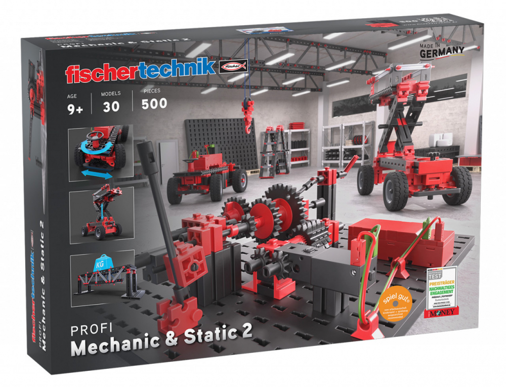 Kit STEM Mechanic Static 2, Fischertechnik
