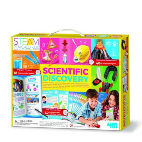 Kit stiintific - Descoperiri stiintifice Vol. 1 - 42 experimente, STEAM Kids - poza 1