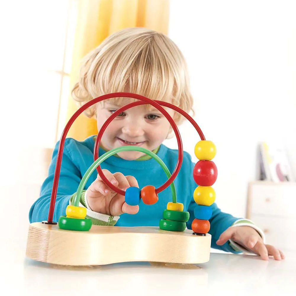 Labirint cu bile din lemn Hape Double Bubble - poza 5