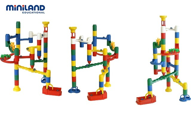 Labirint cu bile Miniland 36 piese