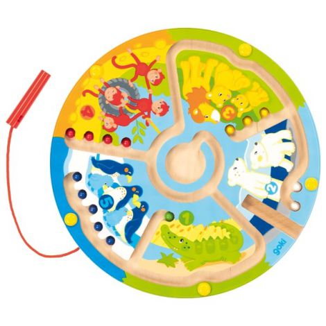 Labirint din lemn magnetic Numaram la Zoo - poza 1