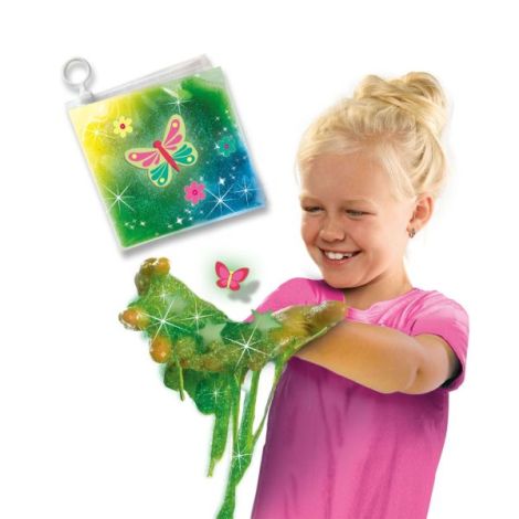 Laborator de slime fosforescent cu sclipici si forme pentru copii - poza 3