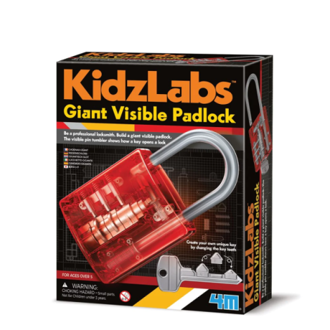 Lacat gigant translucid KidzLabs - poza 1