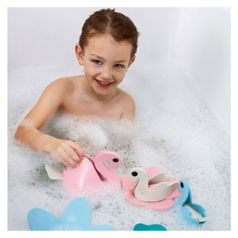 Lacul lebedelor, set creativ de baie, Quut Toys - poza 2