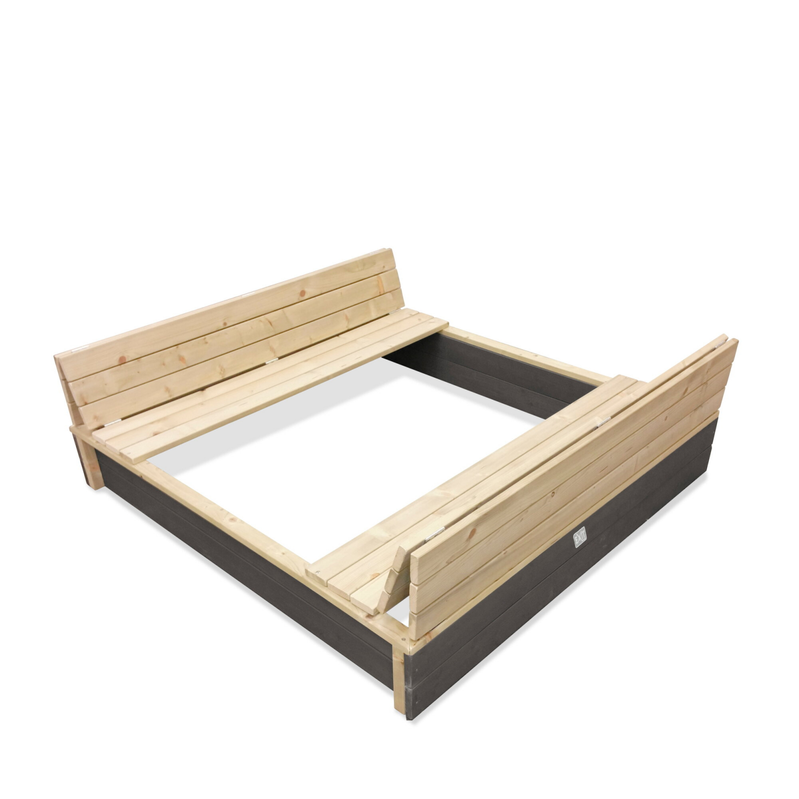 Lada de nisip din lemn Aksent 136x132 cm, Exit Toys