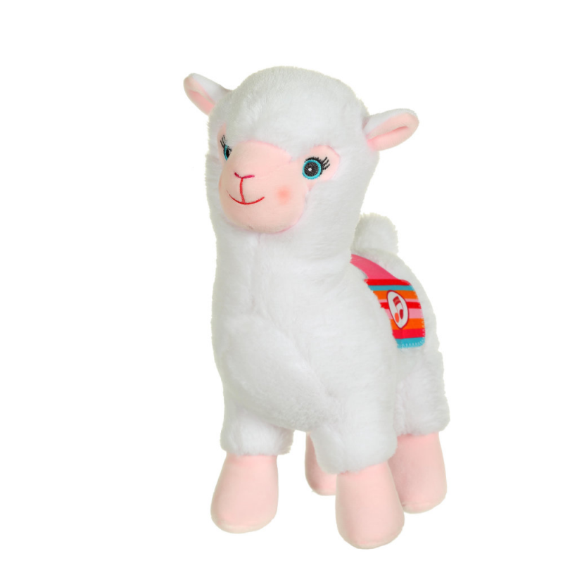 Lama de plus cu sunete 20 cm