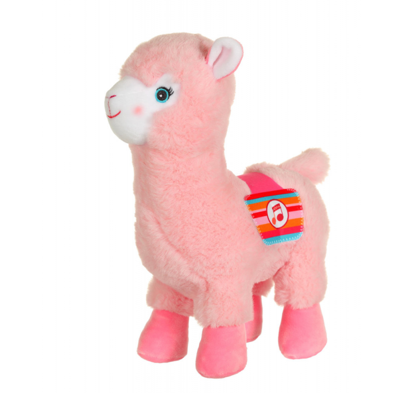 Lama de plus cu sunete 20 cm - poza 5
