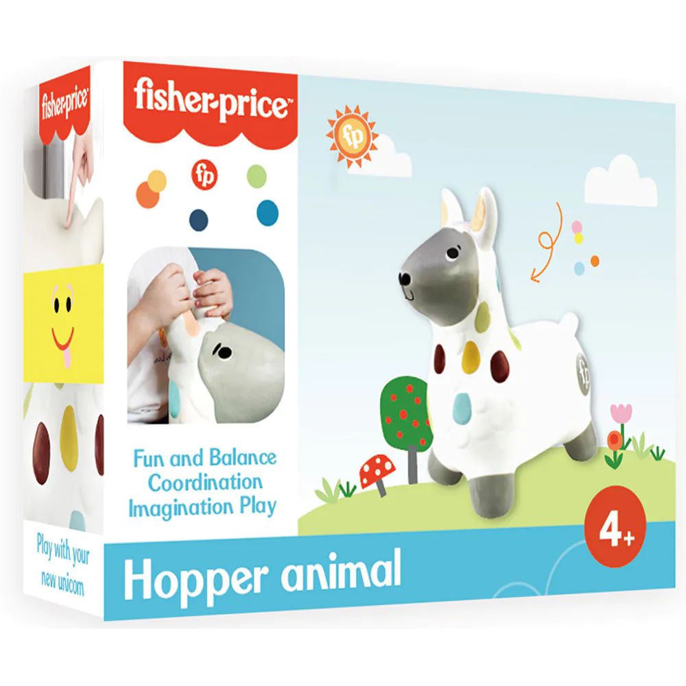 Lama gonflabila Fisher Price Hopper Animal - poza 2