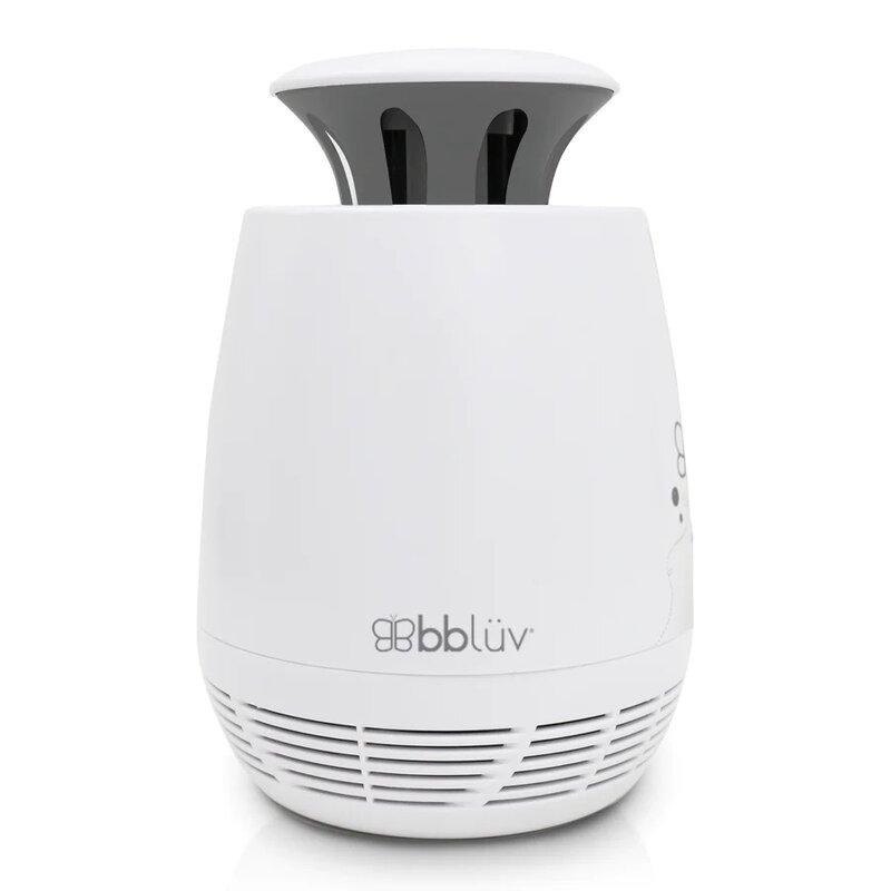 Lampa anti-tantari, BBluv, Moskito, Lumina LED UV, Cu orificiu de aspiratie a insectelor silentios, Usor de curatat, White