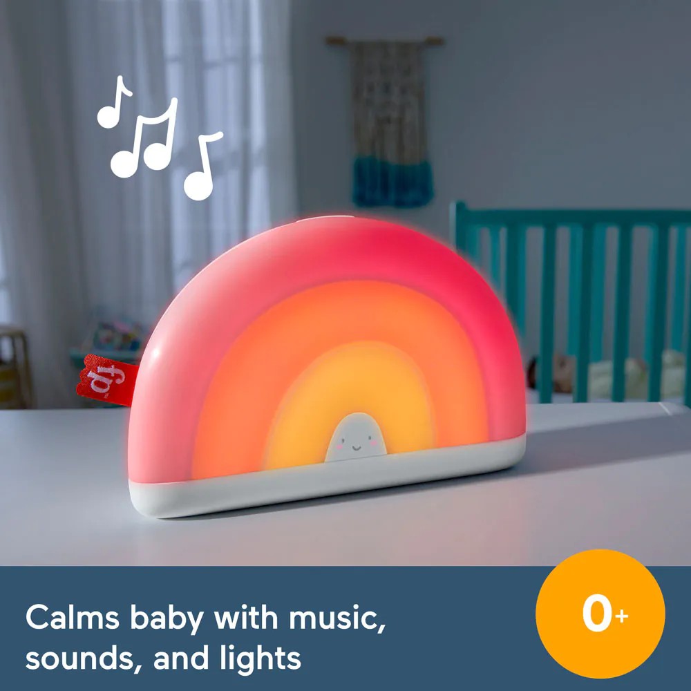 Lampa de veghe muzicala Fisher Price Curcubeu Soothe and Glow Rainbow - poza 3