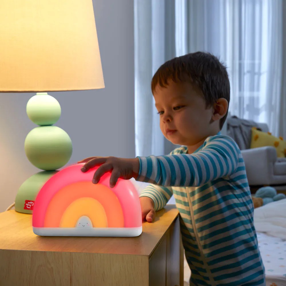 Lampa de veghe muzicala Fisher Price Curcubeu Soothe and Glow Rainbow - poza 5