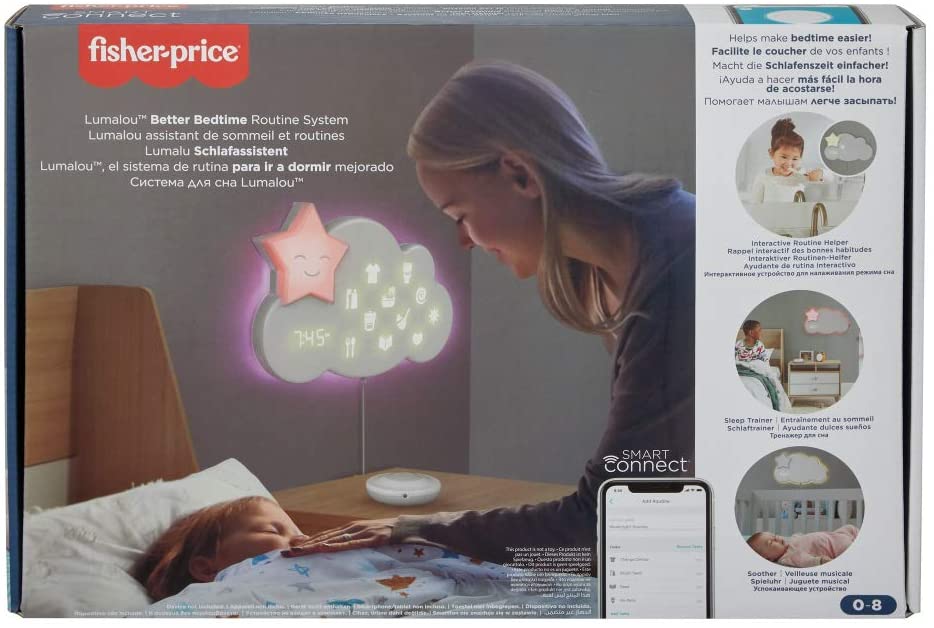 Lampa de veghe norisor 4 in 1 cu sunete linistitoare Fisher Price Lumalou - poza 2