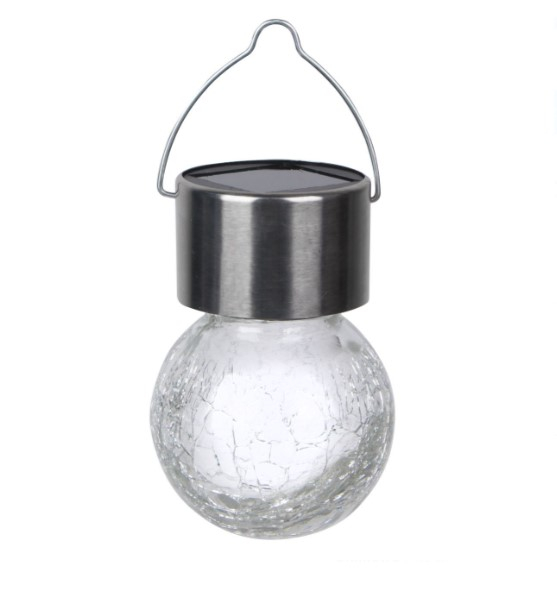 Lampa Led solara tip Bec, cu agatatoare, Sticla