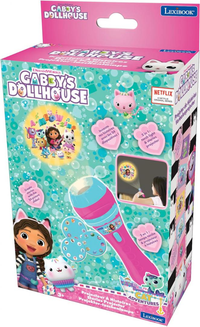LANTERNA CU PROIECTOR, GABBY 039;S DOLLHOUSE