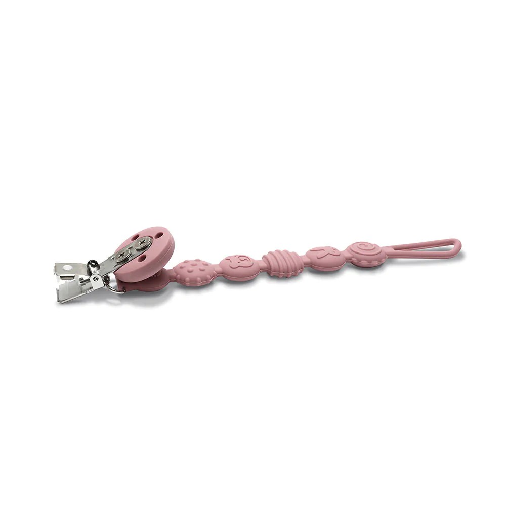 Lantisor pentru suzeta Lorelli Baby Care Deep Pink - poza 1