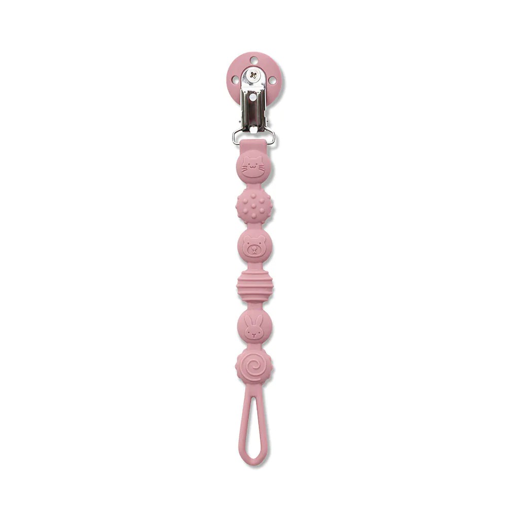 Lantisor pentru suzeta Lorelli Baby Care Deep Pink - poza 2