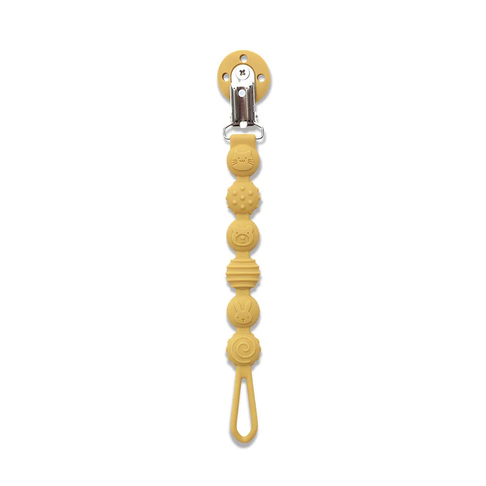 Lantisor pentru suzeta Lorelli Baby Care Yellow - poza 2