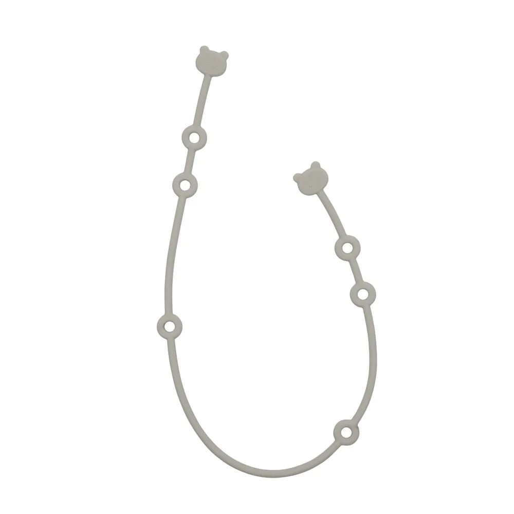 Lantisor suzeta Kiika Boo Platinum Silicone Sand - poza 1