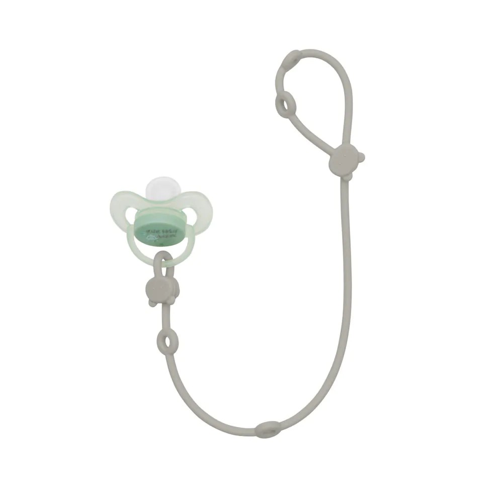 Lantisor suzeta Kiika Boo Platinum Silicone Sand - poza 2