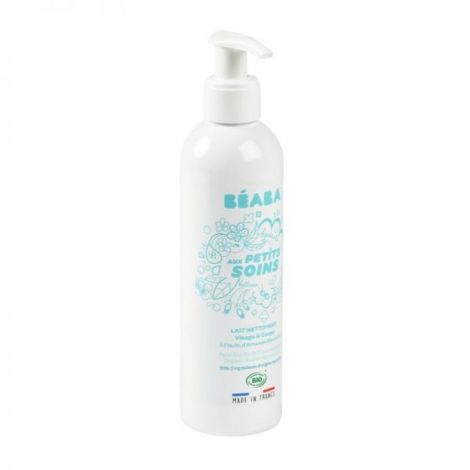 Lapte de curatare fata si corp pentru bebelusi Beaba 250 ml, Certificat Organic - poza 2