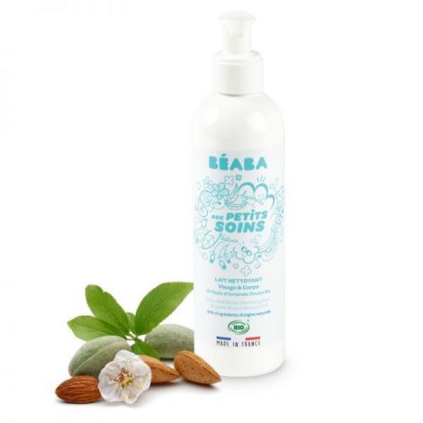Lapte de curatare fata si corp pentru bebelusi Beaba 250 ml, Certificat Organic - poza 4