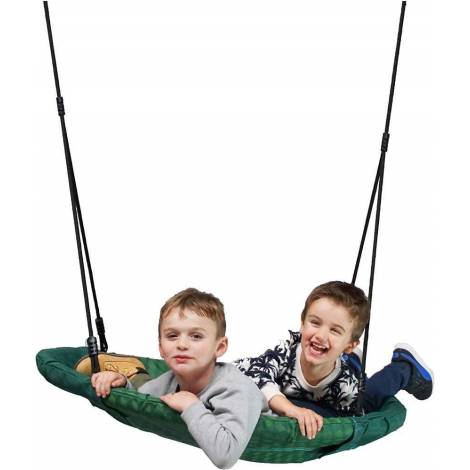 Leagan copii tip cuib, Winkoh, diametru 100 cm, verde inchis, KBT 196.001.004.001 - poza 3