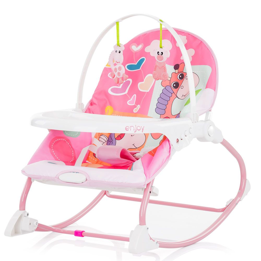 Leagan cu vibratii Chipolino Enjoy Pink - poza 1