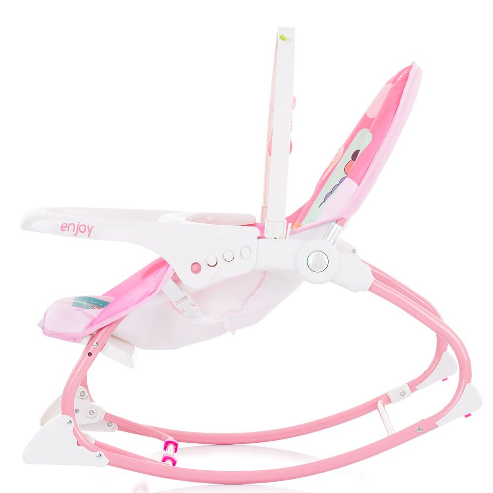 Leagan cu vibratii Chipolino Enjoy Pink - poza 2