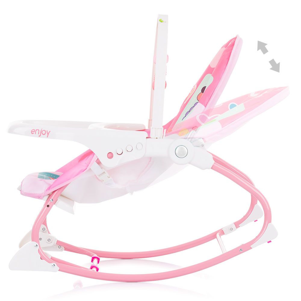 Leagan cu vibratii Chipolino Enjoy Pink - poza 3