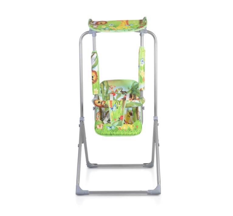 Leagan de gradina cu parasolar Moni Funny verde - poza 2