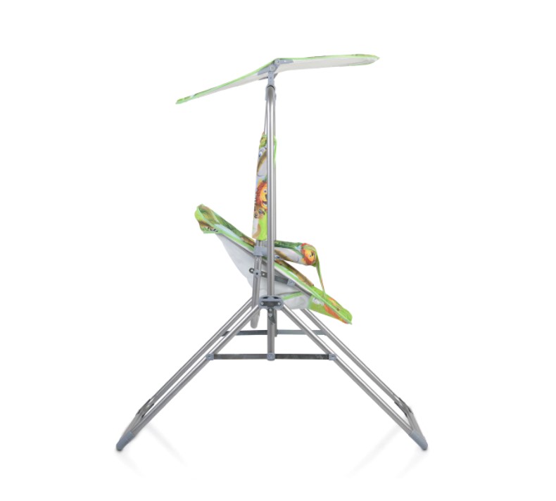 Leagan de gradina cu parasolar Moni Funny verde - poza 5