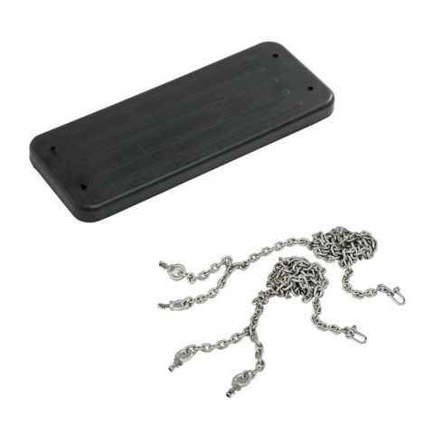 Leagan din cauciuc cu lant negru - poza 4