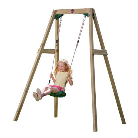 Leagan din lemn copii Single Swing Set Plum - poza 1