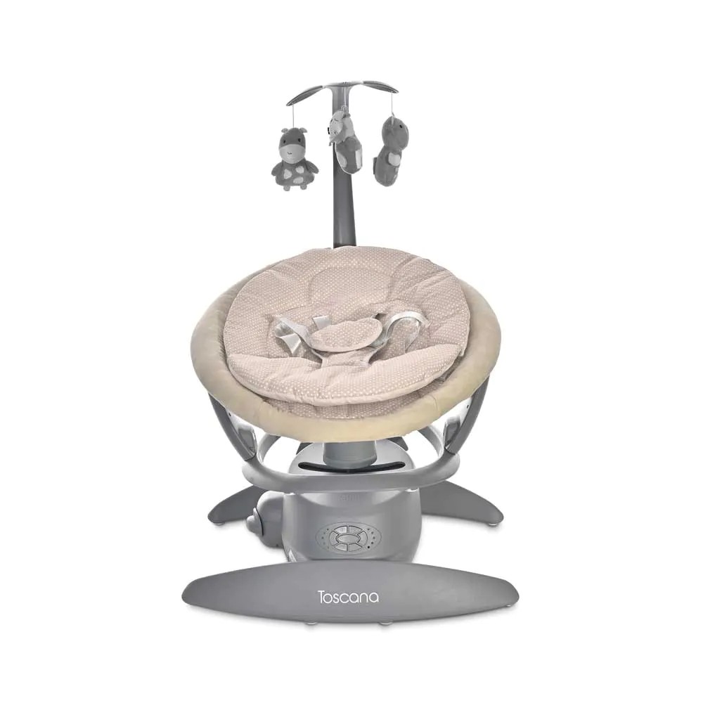 Leagan electric 2 in 1 Lorelli Toscana 360 Beige Dots - poza 3